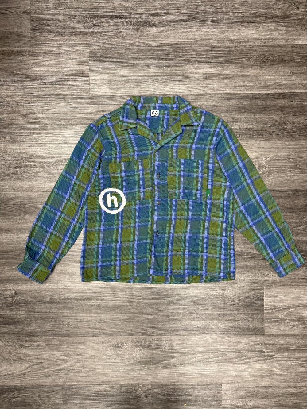 Hidden NY 2 Pocket Overshirt Indigo Men’s L Brand New